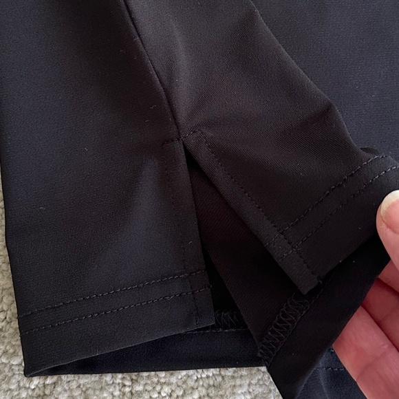 Ali Miles Crepe Lux Crew Neck Sleeveless Tank Top Shell Black Size 2X Neutral - Picture 6 of 12